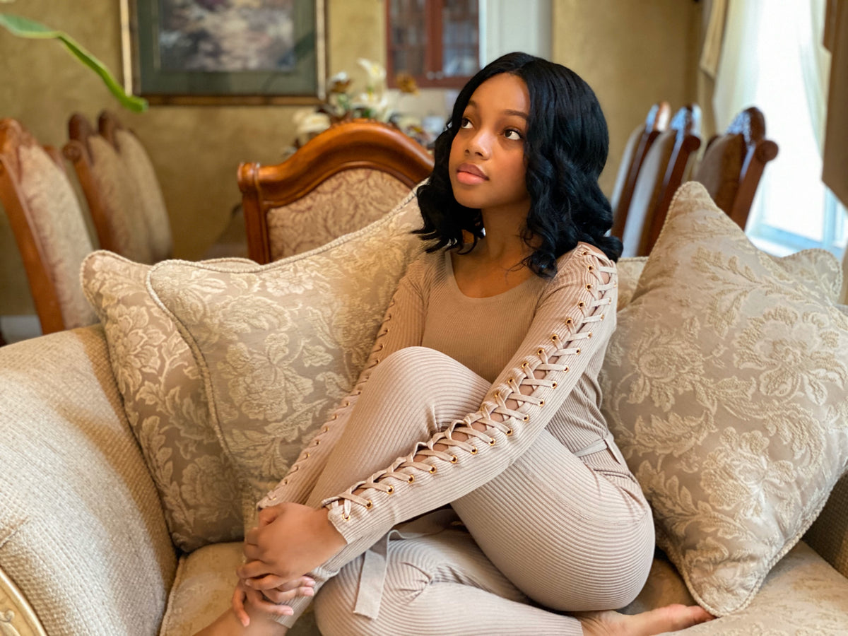 Bare Tan Pants Jumpsuit