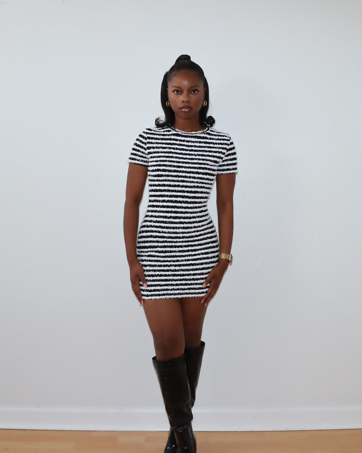 Dress Black And White Striped Shoes Black White Stripe Bodycon Dress Party Dresses Going Out Dress Black And White Striped Shoes Black White Stripe Bodycon Dress Party Dresses Going Out