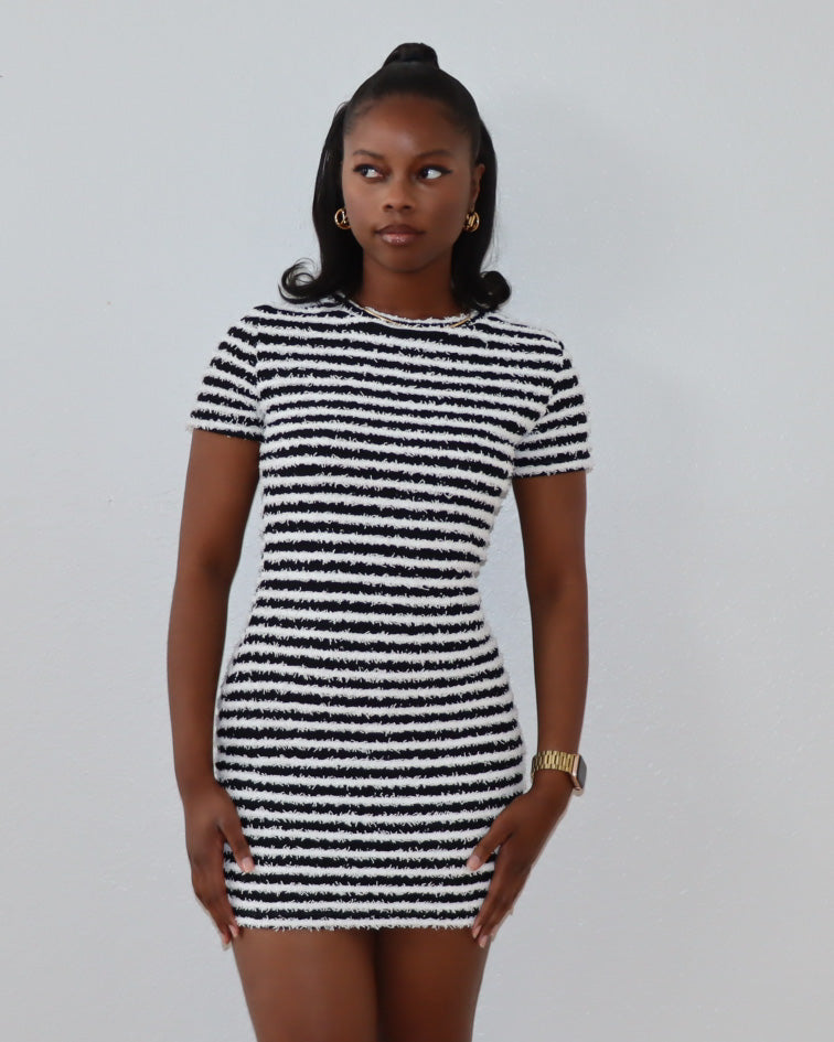 black and grey striped sweater dress Buy Black/Grey Stripe High Neck Long Sleeve Maxi Knitted Jumper Dress from the Next UK online shop